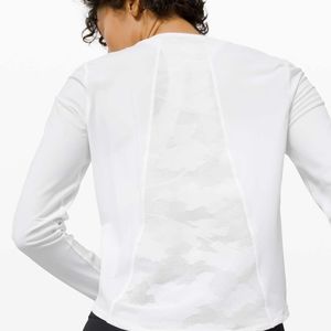 Lululemon Sheer Will Long Sleeve Camo